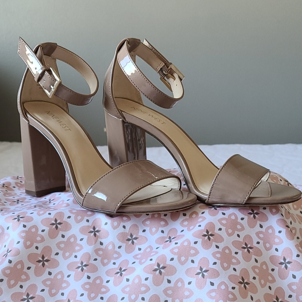 Patent Leather Nude Heels